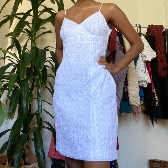 Ann Taylor Petites White summer dress - Picture 2 of 2